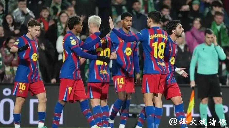 国王杯-费兰亚马尔建功 巴萨2-0桑坦德竞技